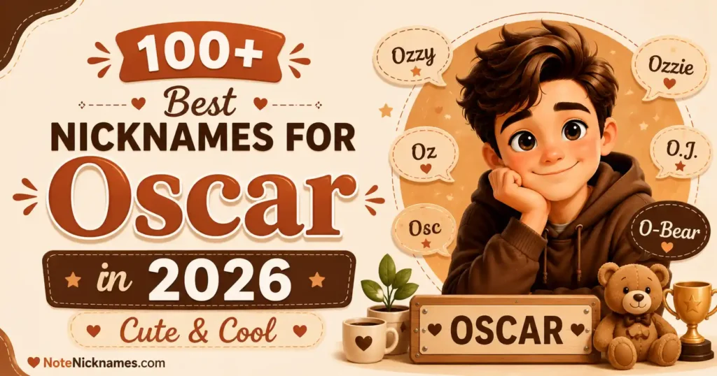 100+ Best Nicknames for Oscar in 2026 – Cute & Cool