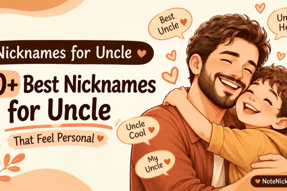 120+ Best Nicknames for Uncle That Feel Personal