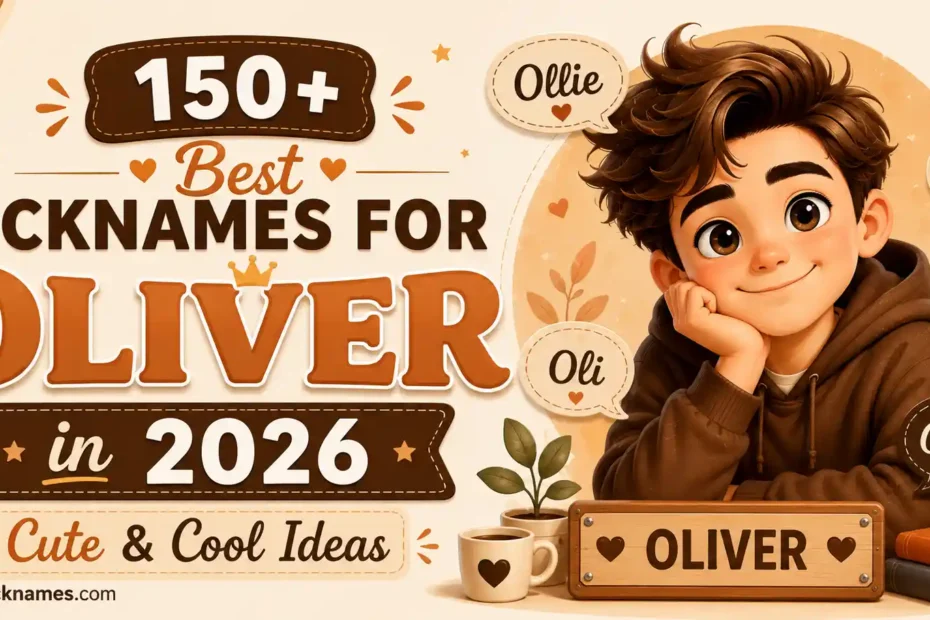 150+ Best Nicknames for Oliver in 2026 Cute & Cool Ideas