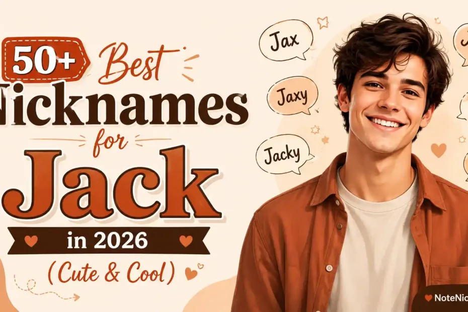 50+ Best Nicknames for Jack in 2026 (Cute & Cool)