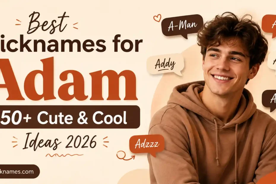 Best Nicknames for Adam 150+ Cute & Cool Ideas 2026