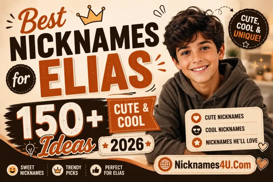Best Nicknames for Elias 150+ Cute & Cool Ideas 2026