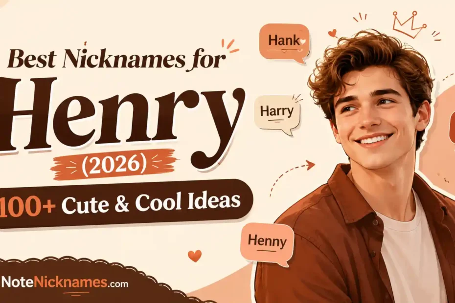 Best Nicknames for Henry (2026) – 100+ Cute & Cool Ideas