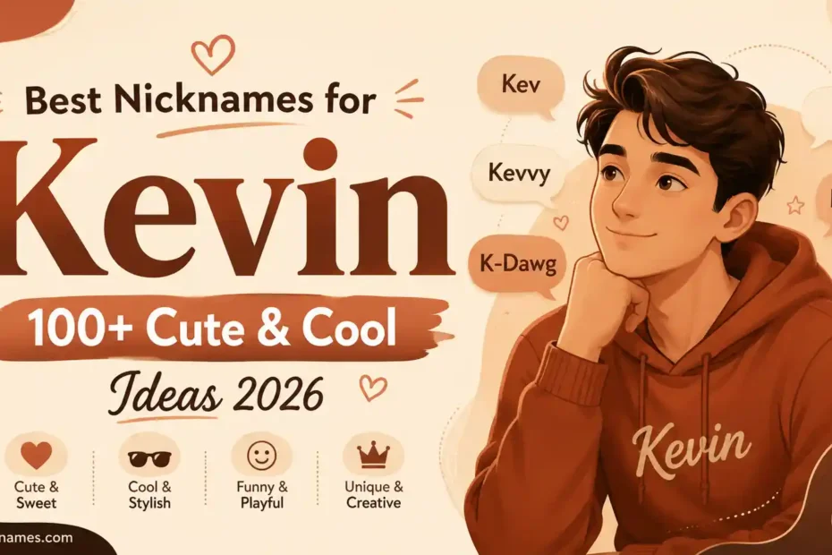 Best Nicknames for Kevin 100+ Cute & Cool Ideas 2026