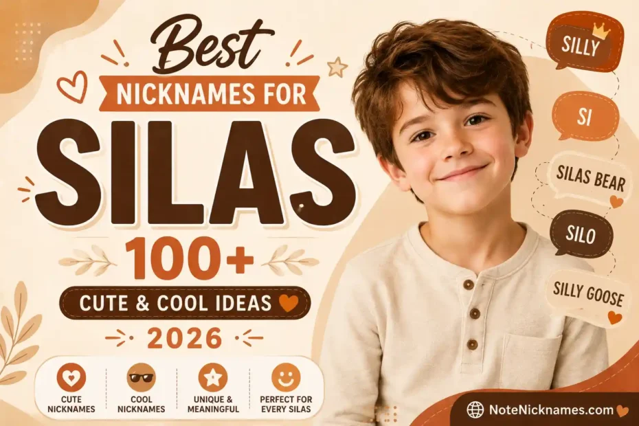 Best Nicknames for Silas 100+ Cute & Cool Ideas 2026