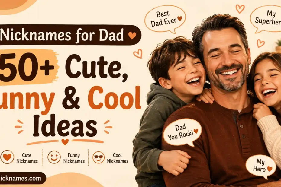 Nicknames for Dad 150+ Cute, Funny & Cool Ideas