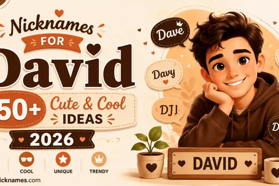 Nicknames for David 150+ Cute & Cool Ideas 2026