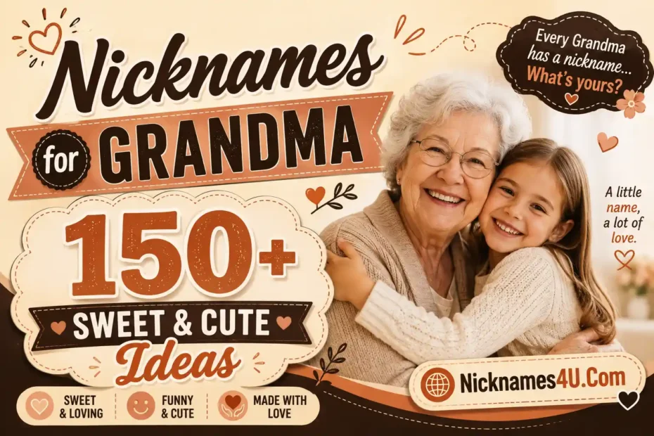 Nicknames for Grandma 150+ Sweet & Cute Ideas