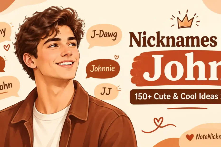 Nicknames for John 150+ Cute & Cool Ideas 2026