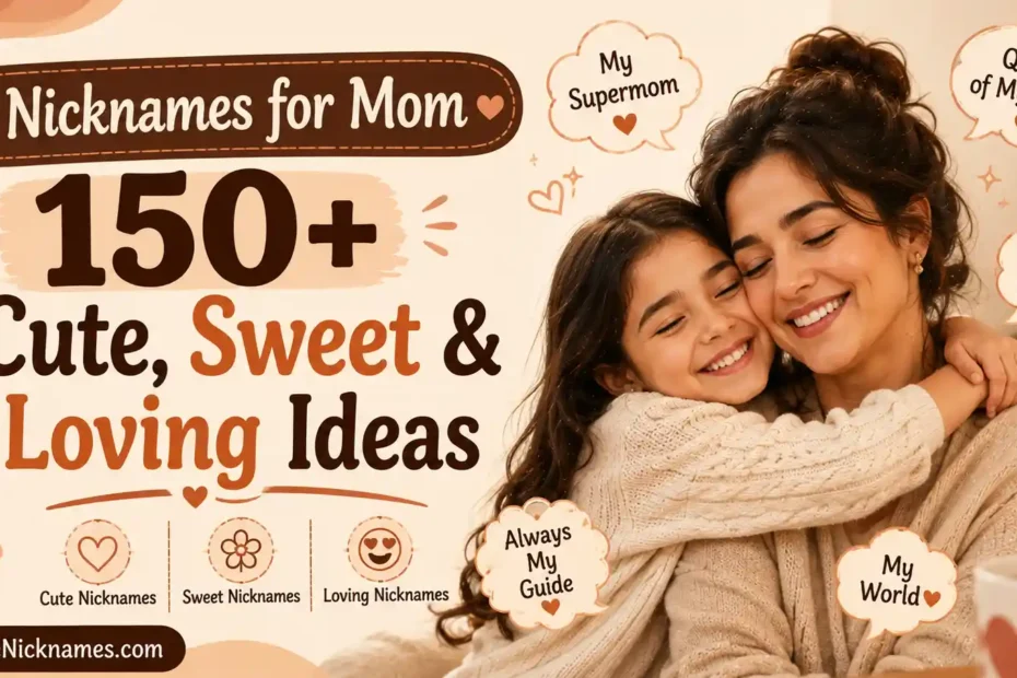 Nicknames for Mom 150+ Cute, Sweet & Loving Ideas
