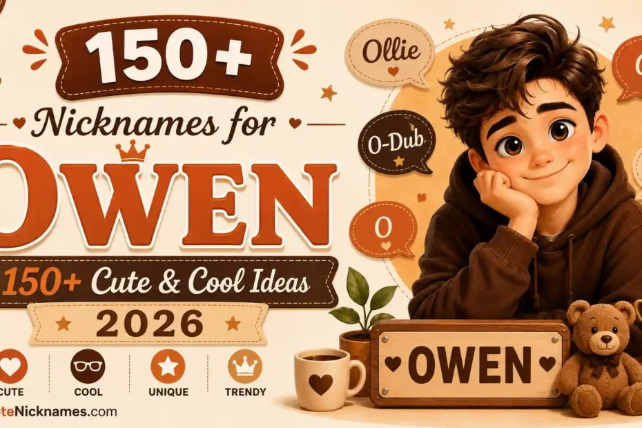Nicknames for Owen 150+ Cute & Cool Ideas 2026