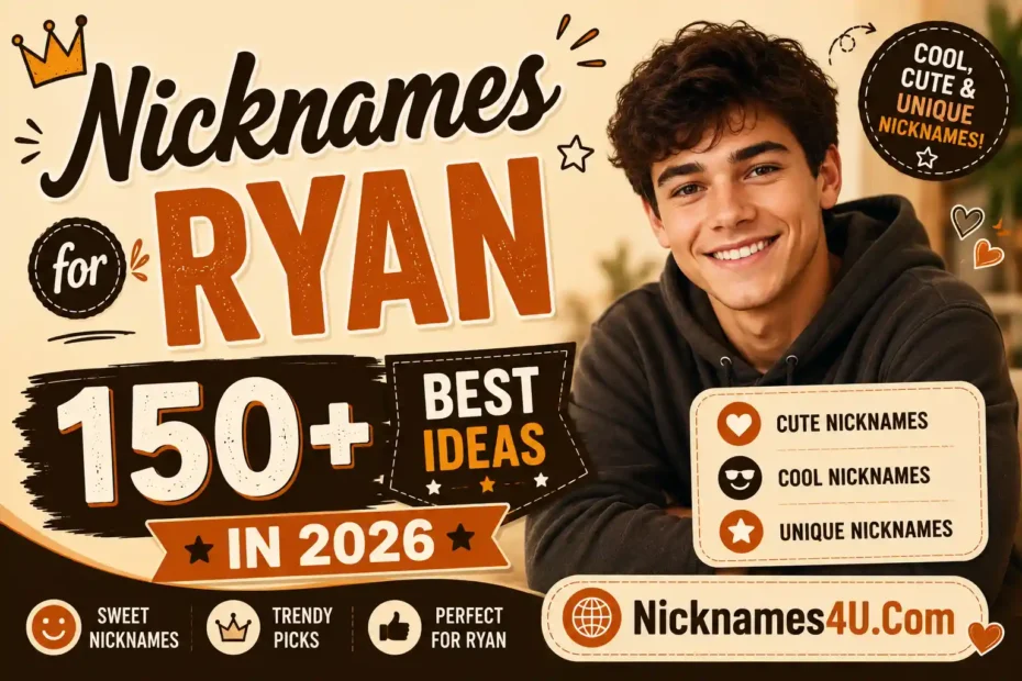 Nicknames for Ryan 150+ Best Ideas in 2026