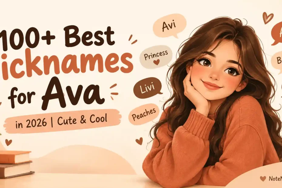 100+ Best Nicknames for Ava in 2026 Cute & Cool