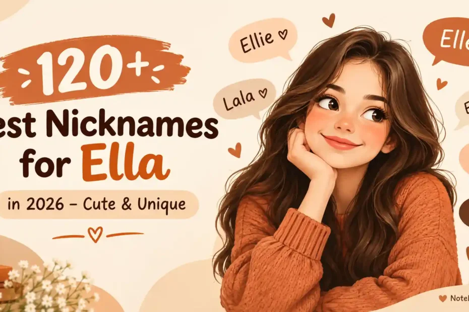 120+ Best Nicknames for Ella in 2026 – Cute & Unique