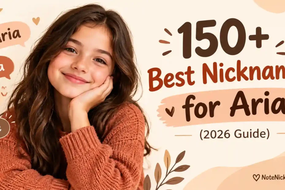 150+ Best Nicknames for Aria (2026 Guide)
