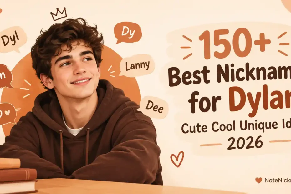 150+ Best Nicknames for Dylan Cute Cool Unique Ideas 2026