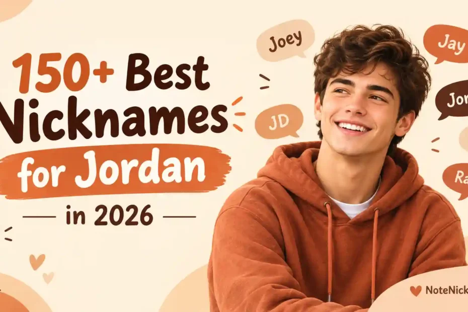 150+ Best Nicknames for Jordan in 2026