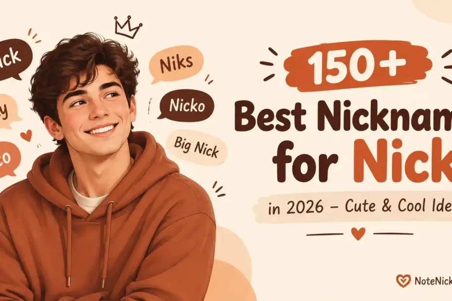 150+ Best Nicknames for Nick in 2026 – Cute & Cool Ideas