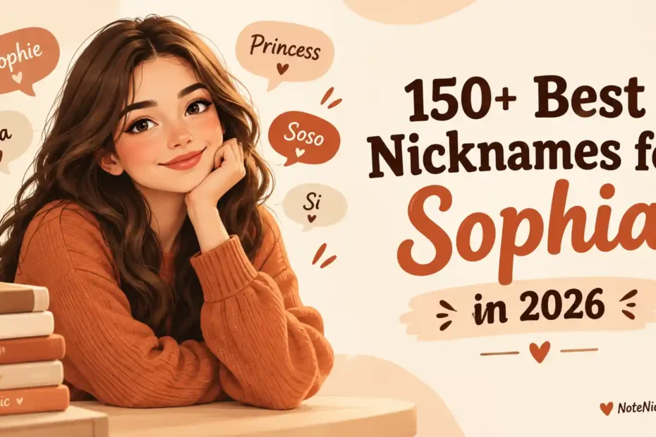 150+ Best Nicknames for Sophia in 2026