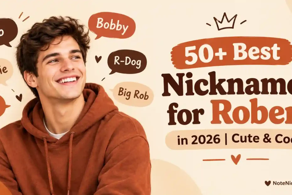 50+ Best Nicknames for Robert in 2026 Cute & Cool