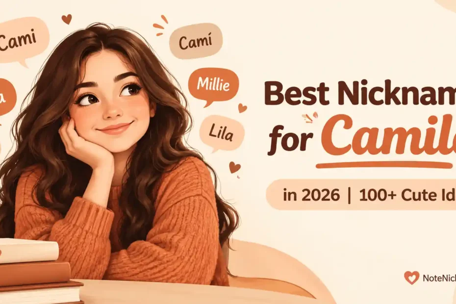 Best Nicknames for Camila in 2026 100+ Cute Ideas