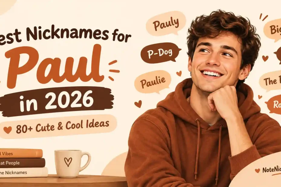 Best Nicknames for Paul in 2026 – 80+ Cute & Cool Ideas