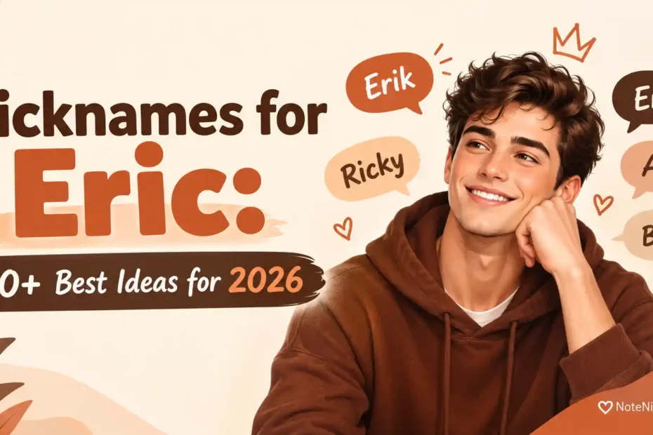 Nicknames for Eric 150+ Best Ideas for 2026