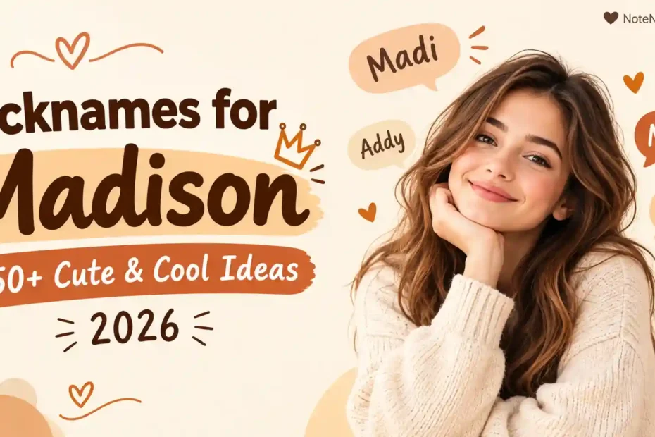 Nicknames for Madison 150+ Cute & Cool Ideas 2026