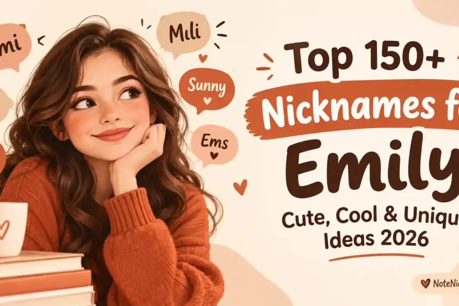 Top 150+ Nicknames for Emily Cute, Cool & Unique Ideas 2026