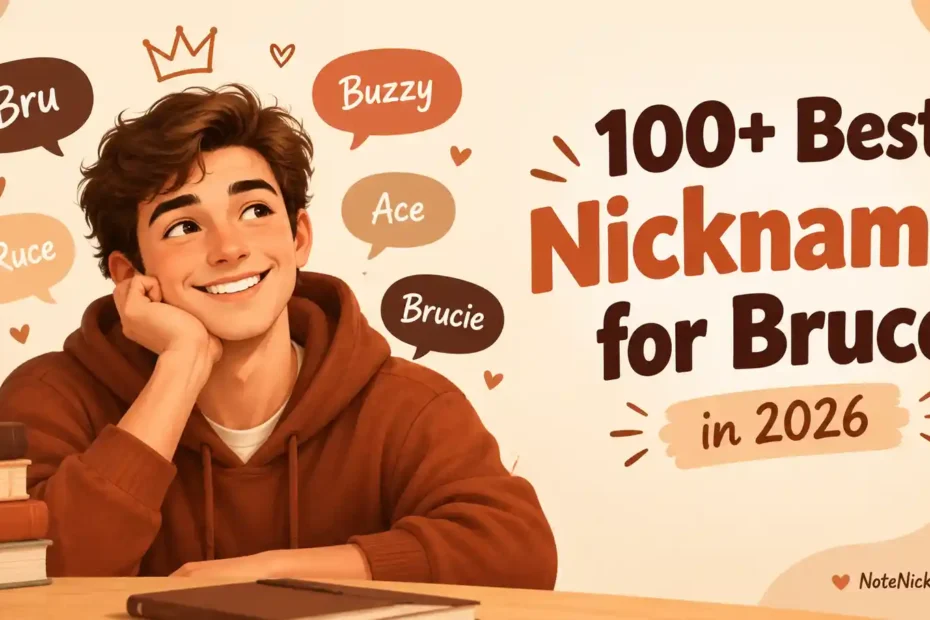100+ Best Nicknames for Bruce in 2026