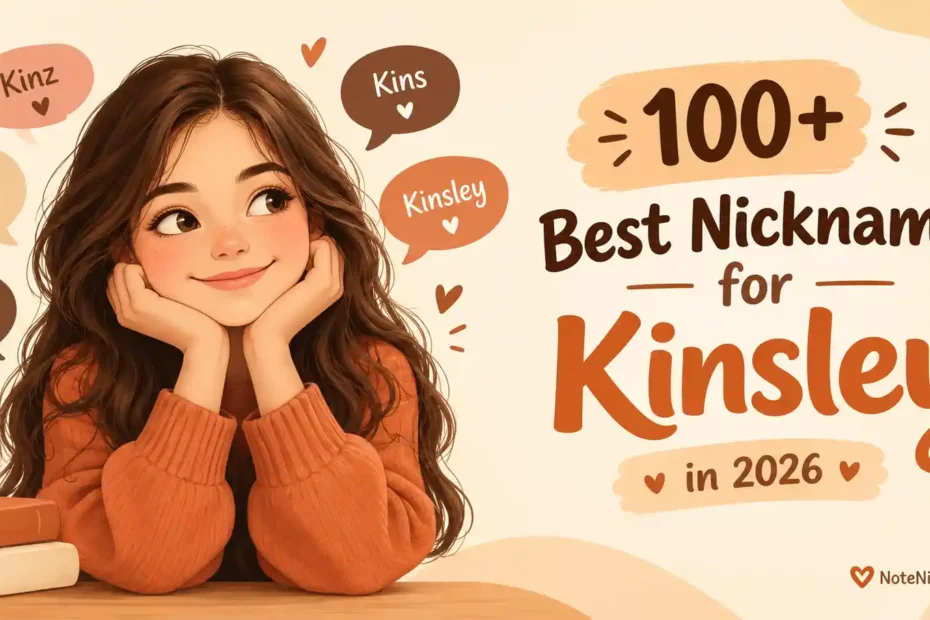 100+ Best Nicknames for Kinsley in 2026