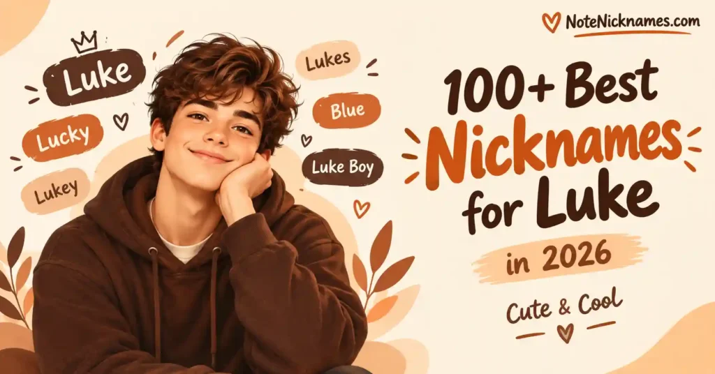 100+ Best Nicknames for Luke in 2026 Cute & Cool