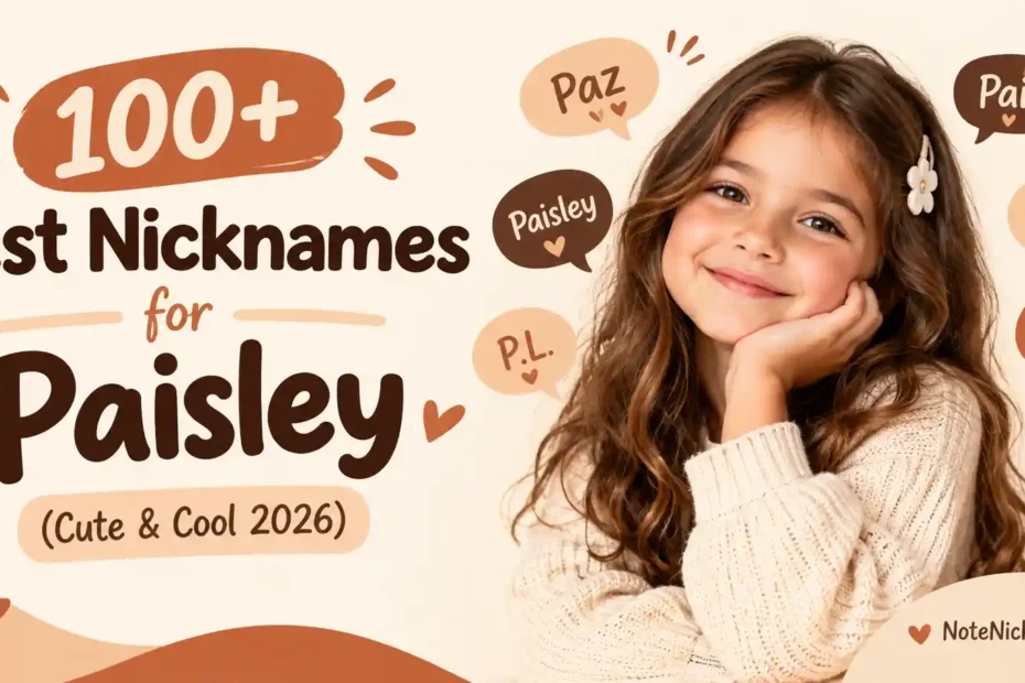 100+ Best Nicknames for Paisley (Cute & Cool 2026)