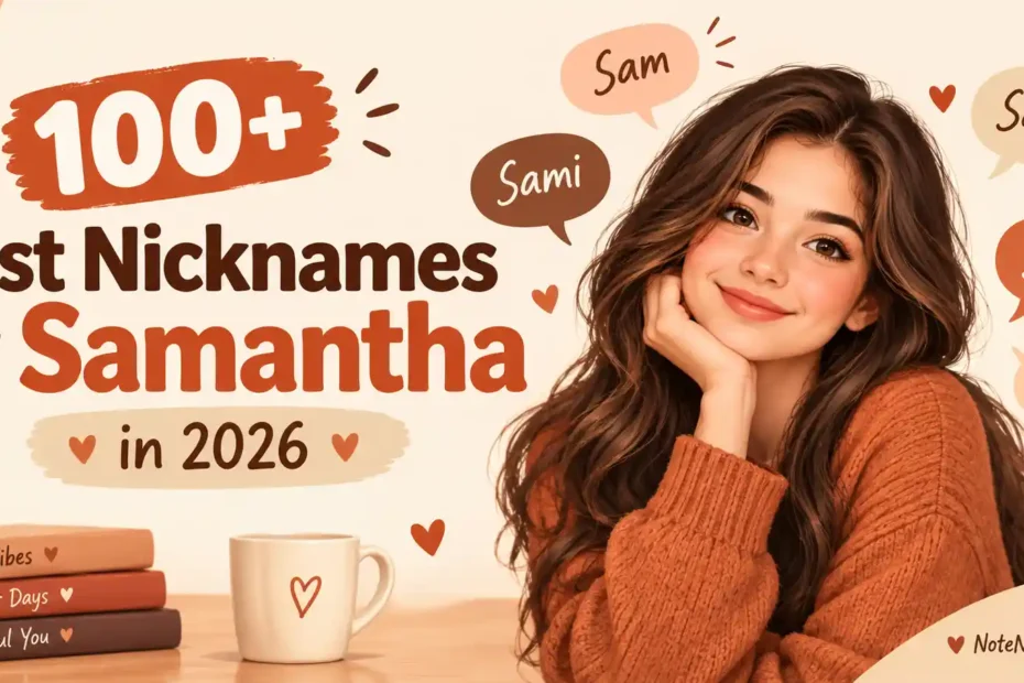 100+ Best Nicknames for Samantha in 2026