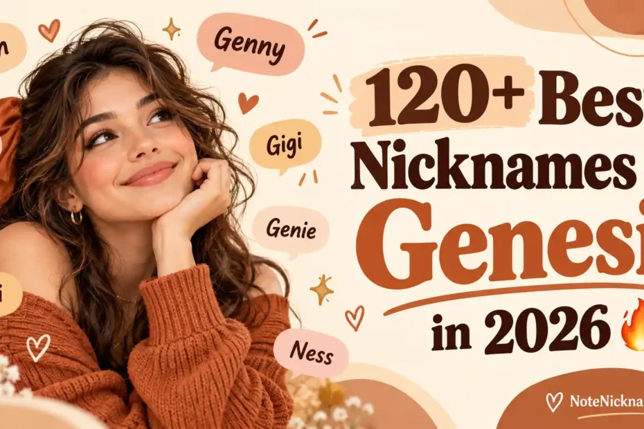 120+ Best Nicknames for Genesis in 2026🔥