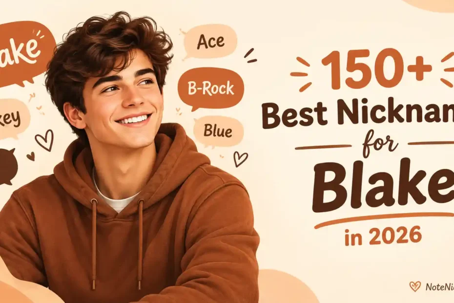150+ Best Nicknames for Blake in 2026