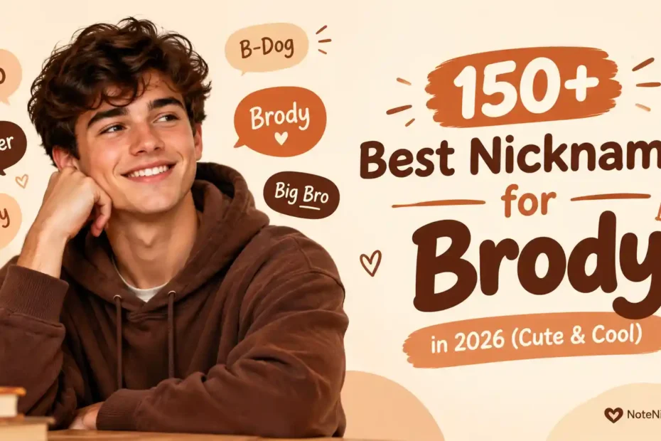 150+ Best Nicknames for Brody in 2026 (Cute & Cool)