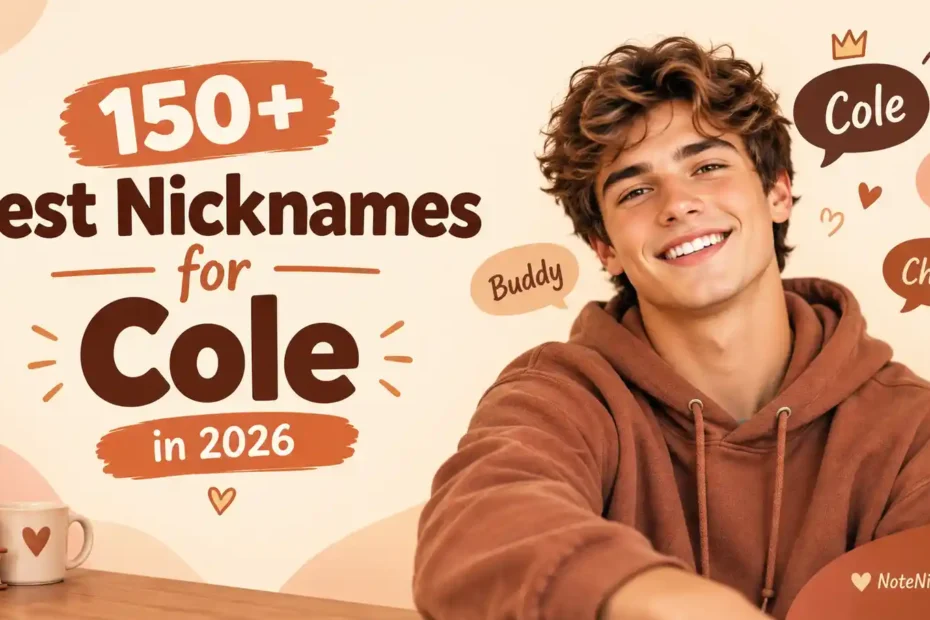 150+ Best Nicknames for Cole in 2026