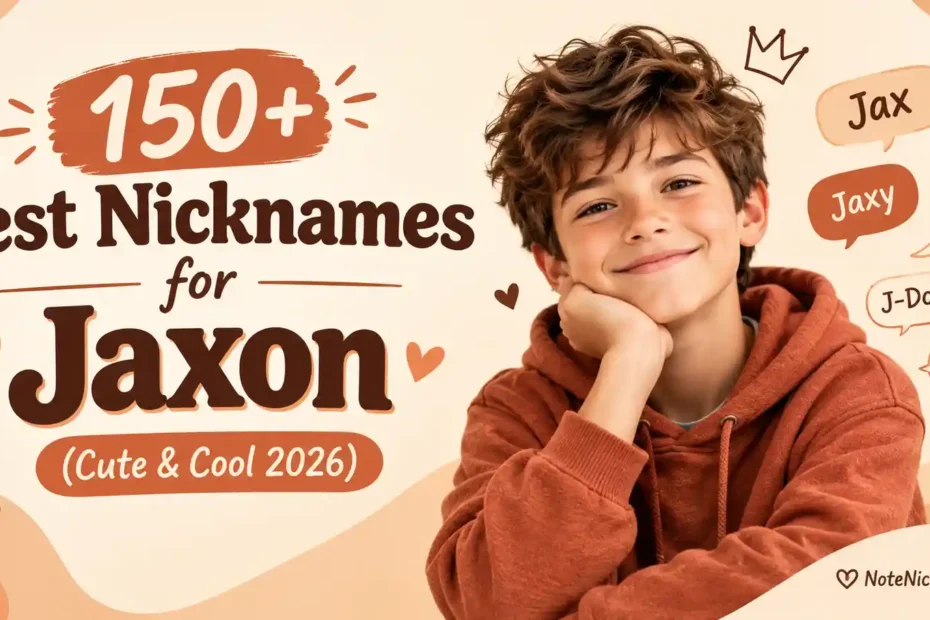 150+ Best Nicknames for Jaxon (Cute & Cool 2026)
