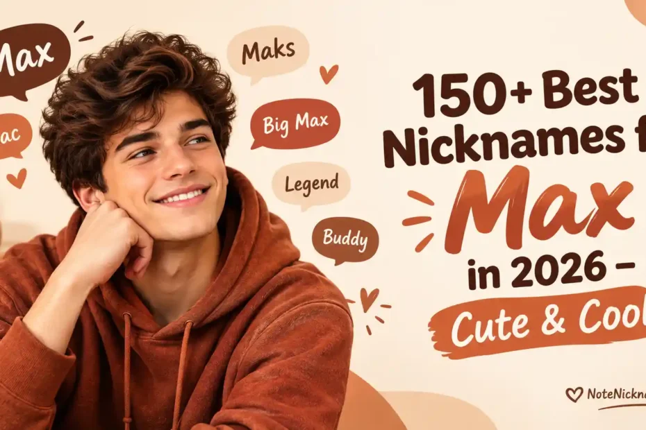 150+ Best Nicknames for Max in 2026 – Cute & Cool