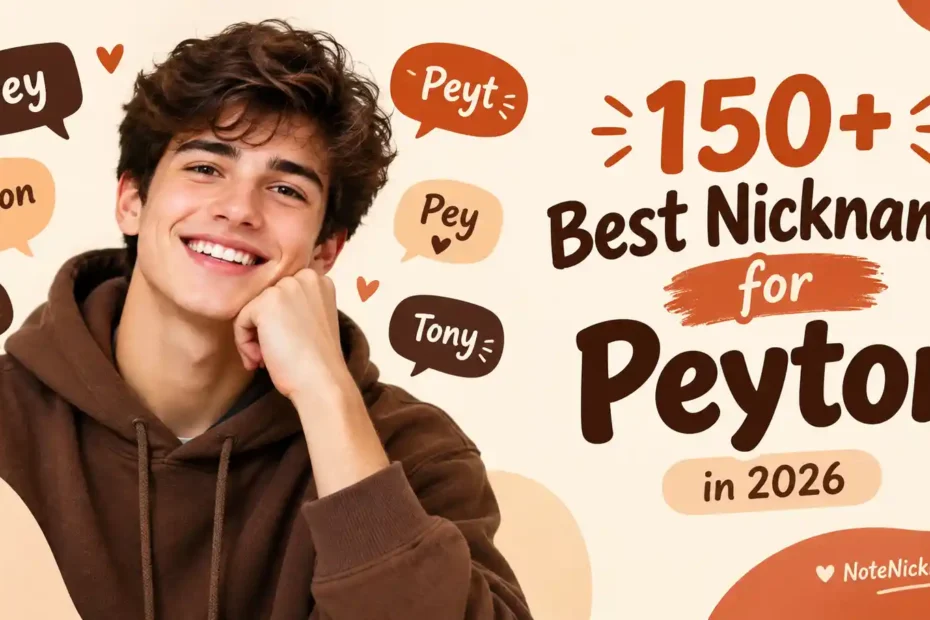 150+ Best Nicknames for Peyton in 2026 ❤️