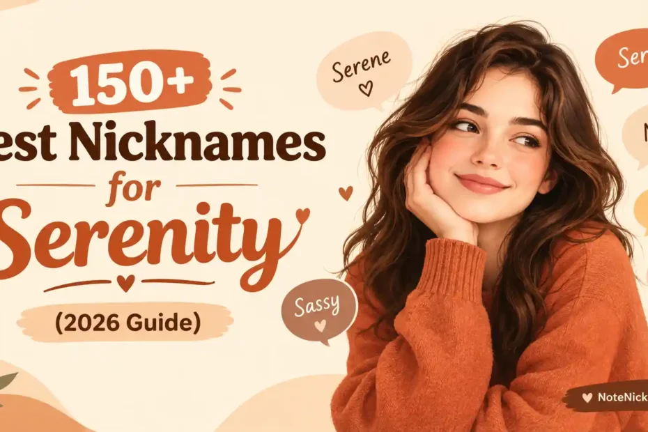 150+ Best Nicknames for Serenity (2026 Guide)
