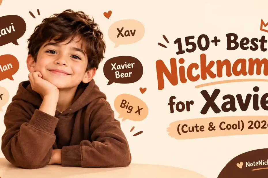 150+ Best Nicknames for Xavier (Cute & Cool) 2026