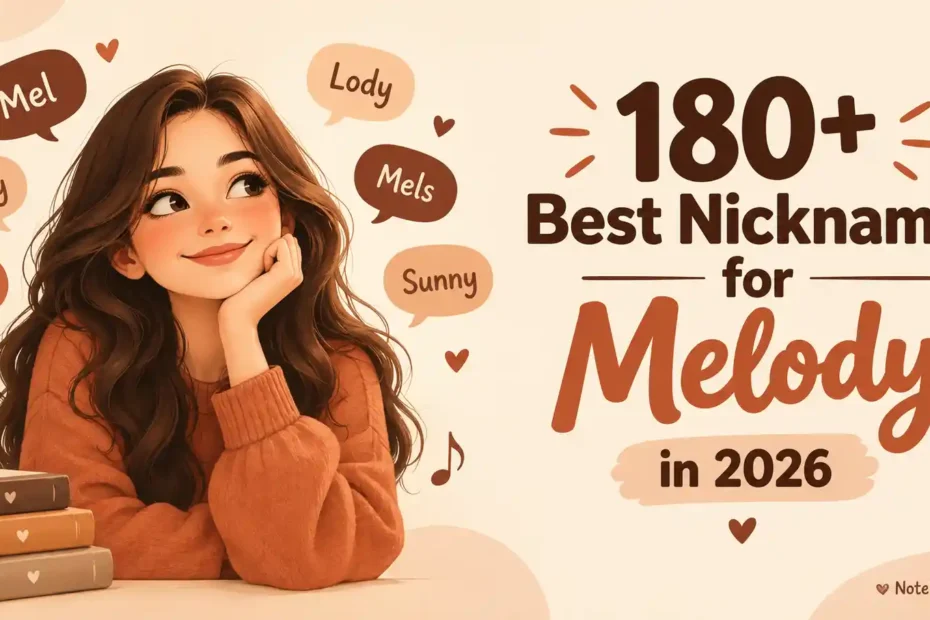 180+ Best Nicknames for Melody in 2026