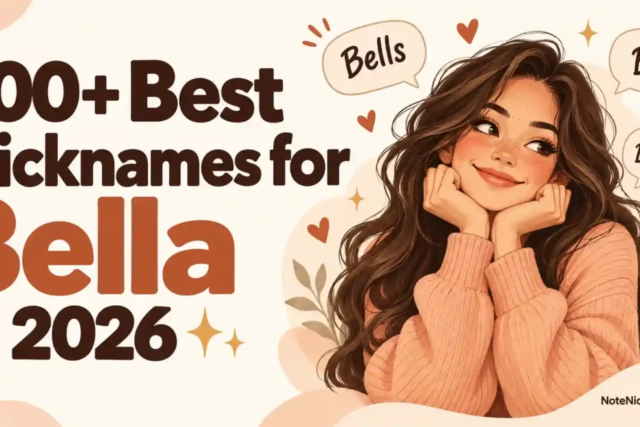 200+ Best Nicknames for Bella in 2026 ✨
