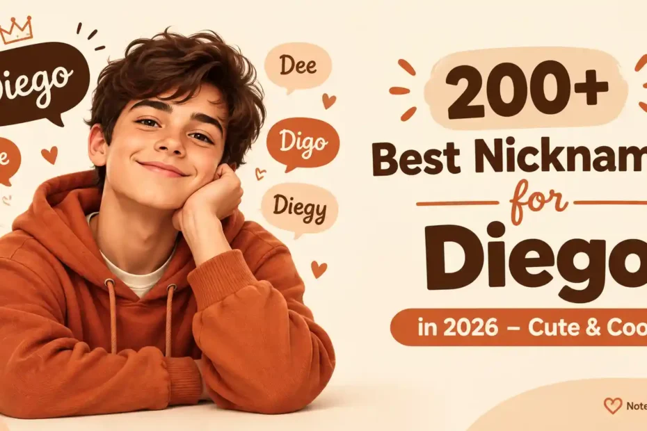 200+ Best Nicknames for Diego in 2026 – Cute & Cool