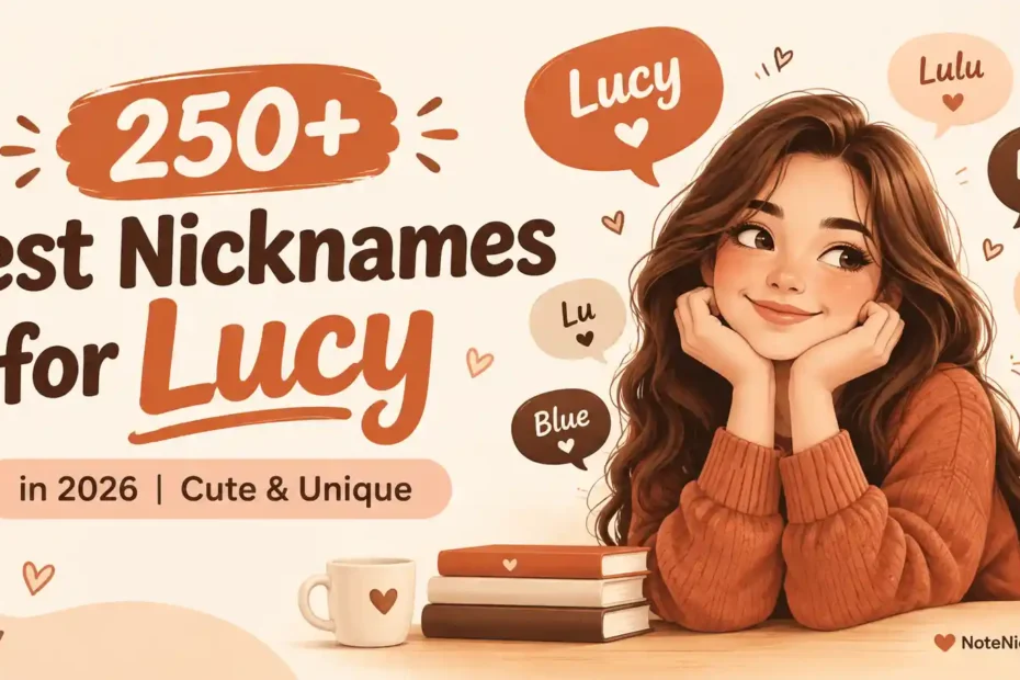 250+ Best Nicknames for Lucy in 2026 Cute & Unique