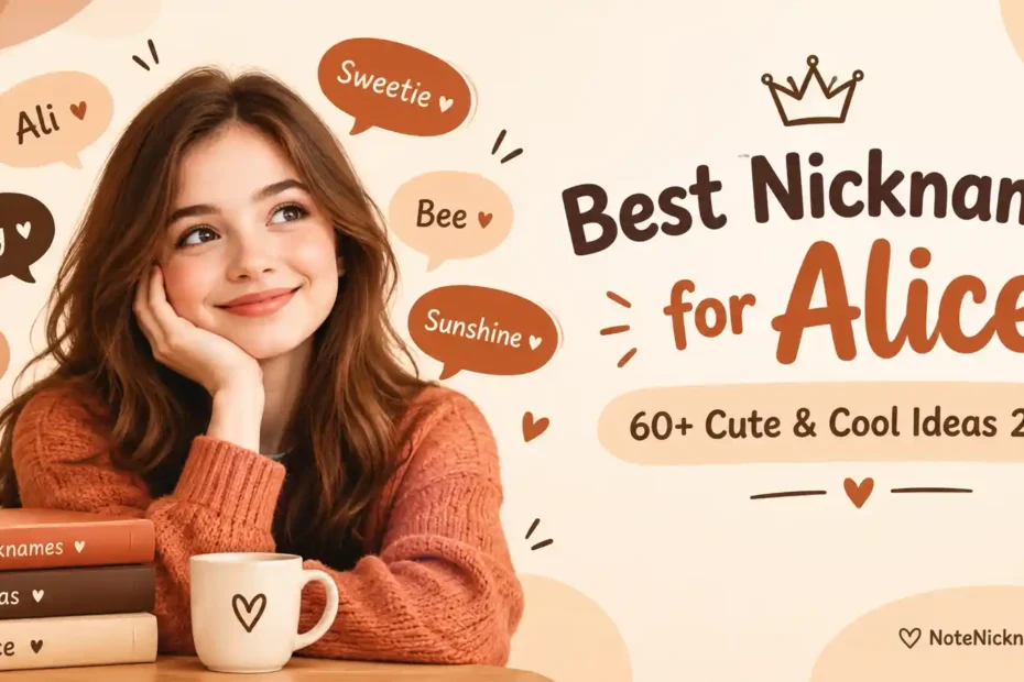 Best Nicknames for Alice 60+ Cute & Cool Ideas 2026