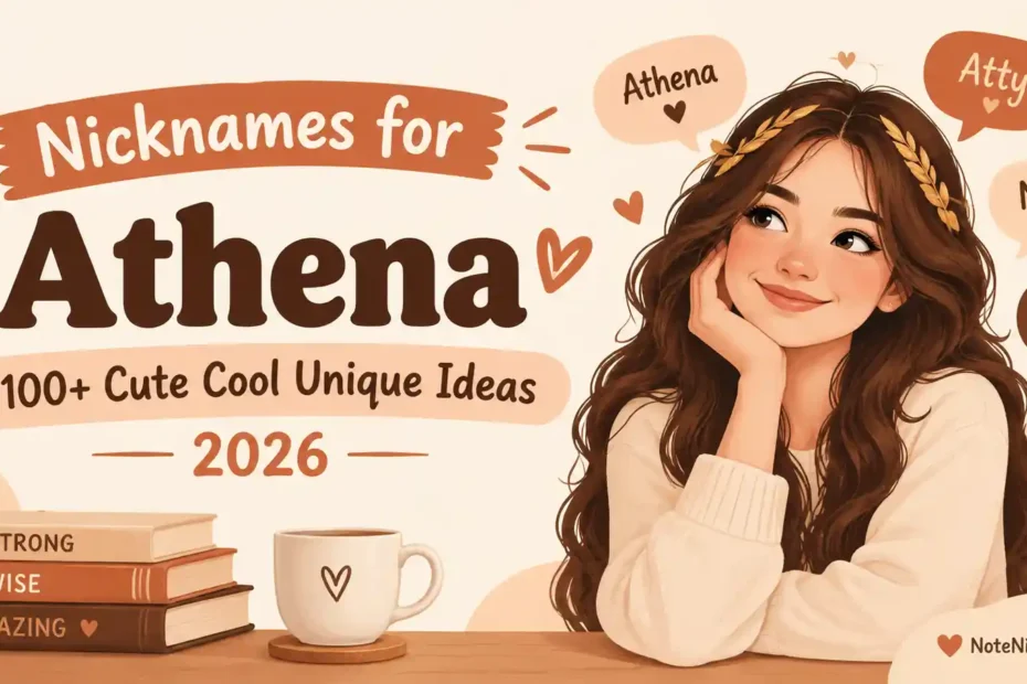 Nicknames for Athena 100+ Cute Cool Unique Ideas 2026
