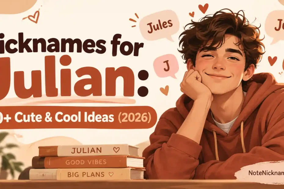 Nicknames for Julian 30+ Cute & Cool Ideas (2026)